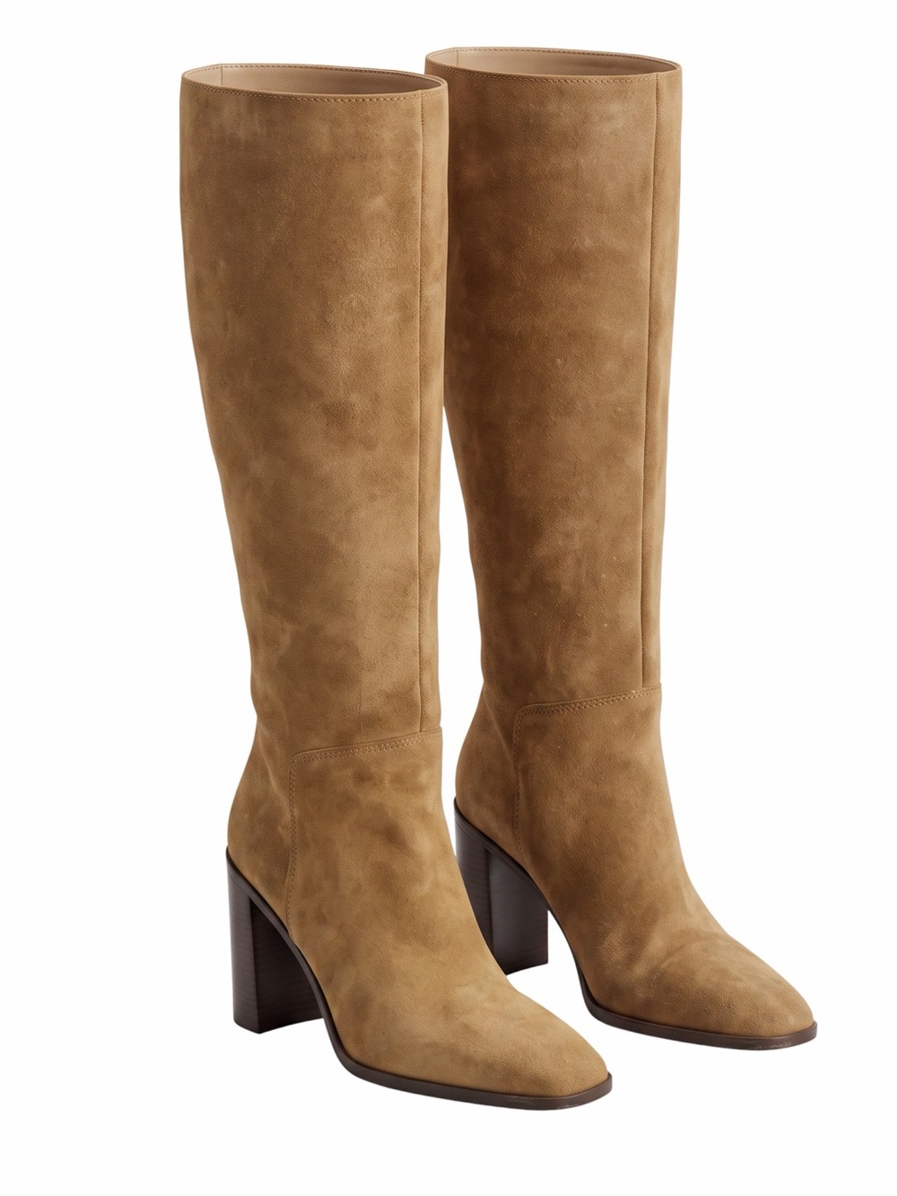 Mango MNG🌟Suede Knee-High Block Heel Boots🌟Brand New with Tags🌟Retail $295🌟